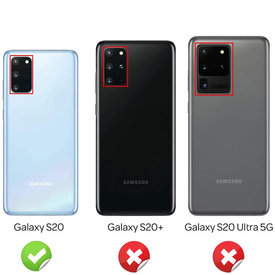 Ultra Dnne Front + Back TPU Hlle fr Samsung Galaxy S20 Transparent Klar
