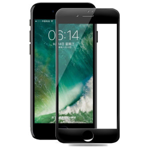 3D Echt Glas Panzerfolie Displayschutzfolie für iPhone 7 (4,7") Black