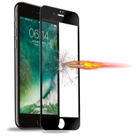 3D Echt Glas Panzerfolie Displayschutzfolie für iPhone 7 (4,7") Black