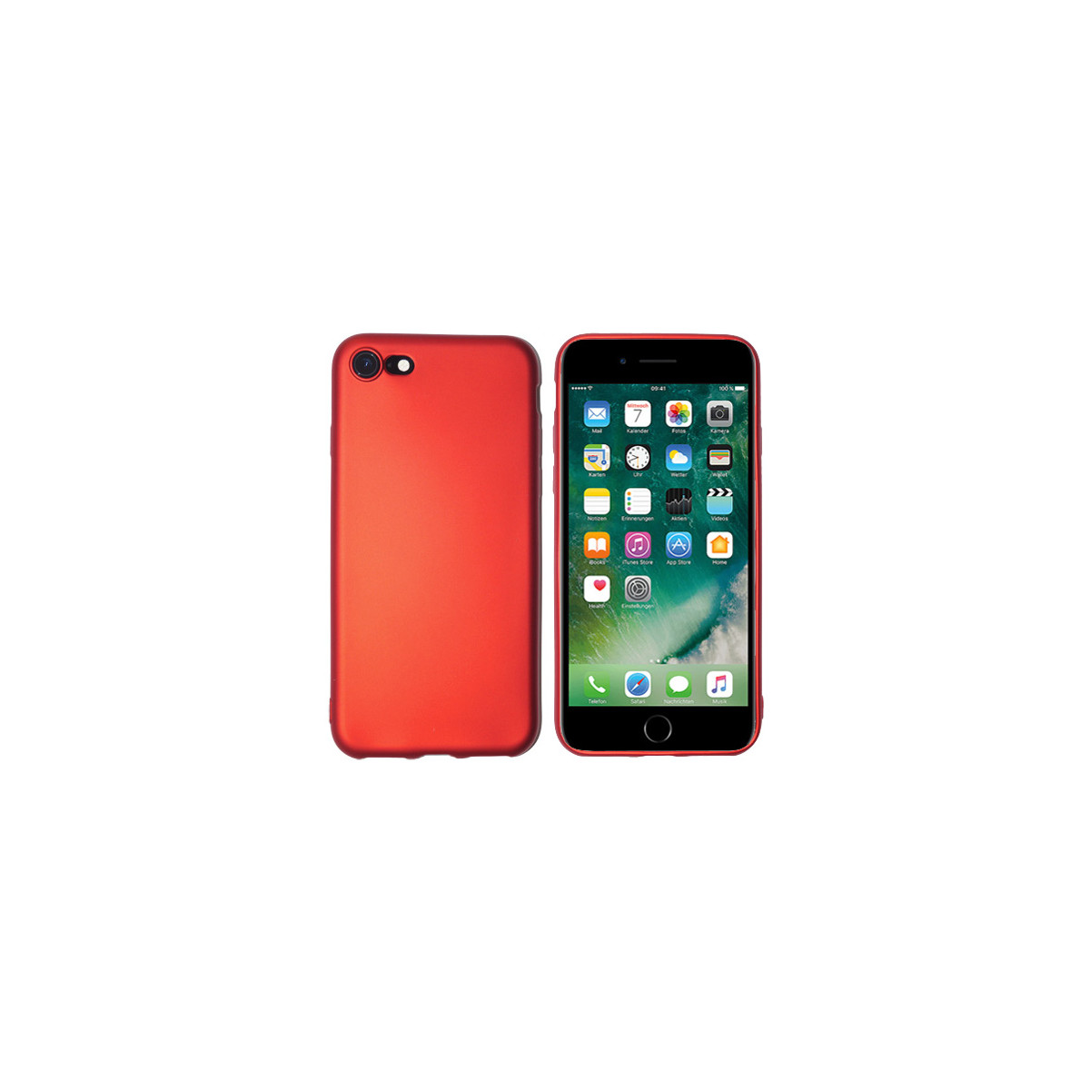 Backcover TPU für iPhone 7 / 8 Rot