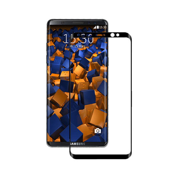 3D Echt Glas Displayschutz Folie für Samsung Galaxy S8 Curved Black