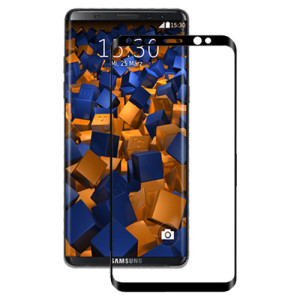 3D Echt Glas Displayschutz Folie für Samsung Galaxy S8 Curved Black