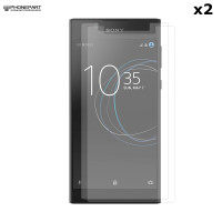 2x Echt Glas Panzerfolie für Sony Xperia L1