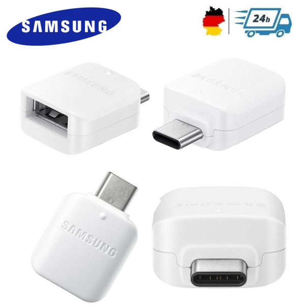 Original Samsung Adapter Converter OTG USB-A USB-C Connector S8-S23 Ultra