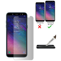 2x Echt Glas Panzerfolie für Samsung Galaxy A6+ 2018