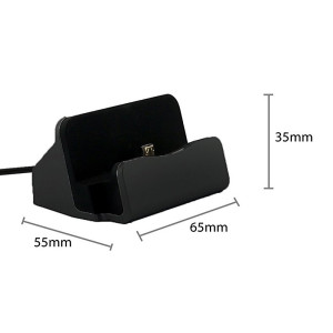 Dockingstation für MicroUSB Anschlüsse Black