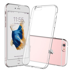 Phoneparts Beneficial Silikon Case für iPhone 6 / 6S || Transparente Gummi Schutz Hülle Clear Case