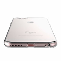 Phoneparts Beneficial Silikon Case für iPhone 6 / 6S || Transparente Gummi Schutz Hülle Clear Case