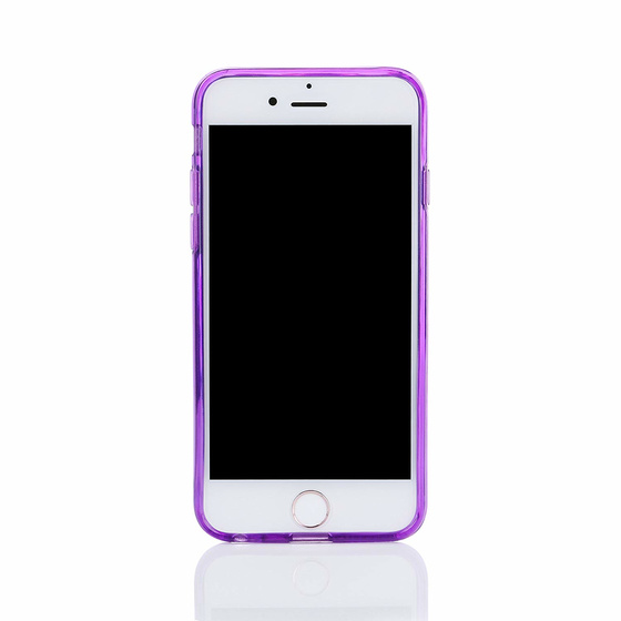 Phoneparts Beneficial Silikon Case fr iPhone 6 Plus + / 6S Plus + || Transparente Gummi Schutz Hlle in Lila