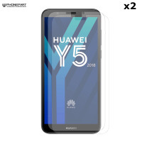 2x Echt Glas Panzerfolie für Huawei Y5 2018