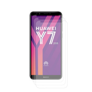 3x Echt Glas Panzerfolie für Huawei Y7 2018