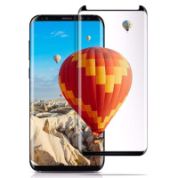 3D Echt Glas Displayschutz Folie für Samsung Galaxy S9 + Curved Black