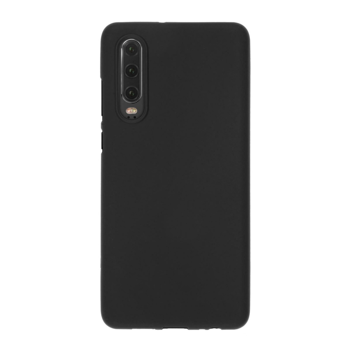 Schwarze Schutzhülle aus Silikon für Huawei P30