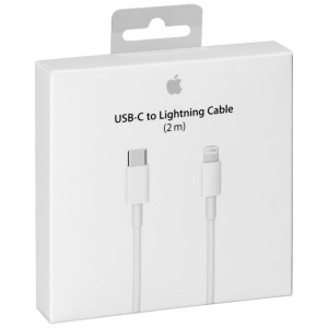 Original Apple MKQ42AM/A USB-C zu Lightning Ladekabel 2 Meter