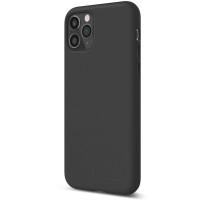 Schwarze Schutzhülle aus Silikon für iPhone 11 Pro 5,8" in Schwarz