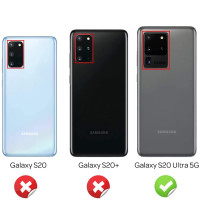 Ultra Dünne Front + Back TPU Hülle für Samsung Galaxy S20 Ultra Transparent Klar