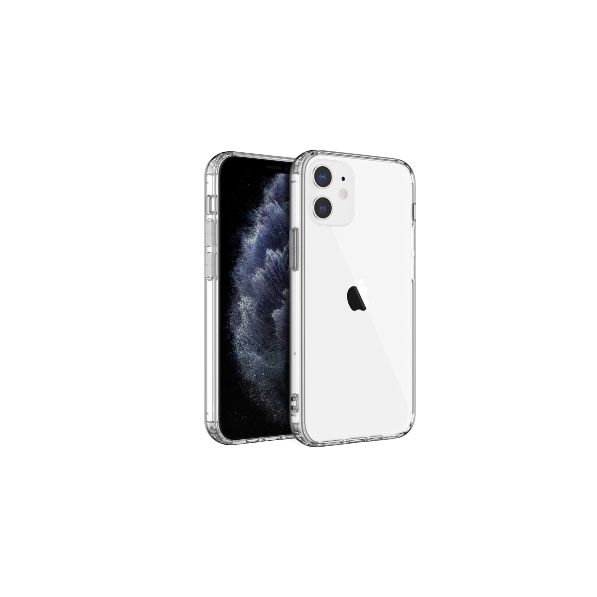 Transparente TPU Silikonhülle für iPhone 12...