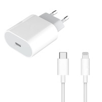 18W Schnellladegerät mit Ladekabel für iPhone 8, X, Xs, Xr, 11, 11 Pro, 12, 12 Pro