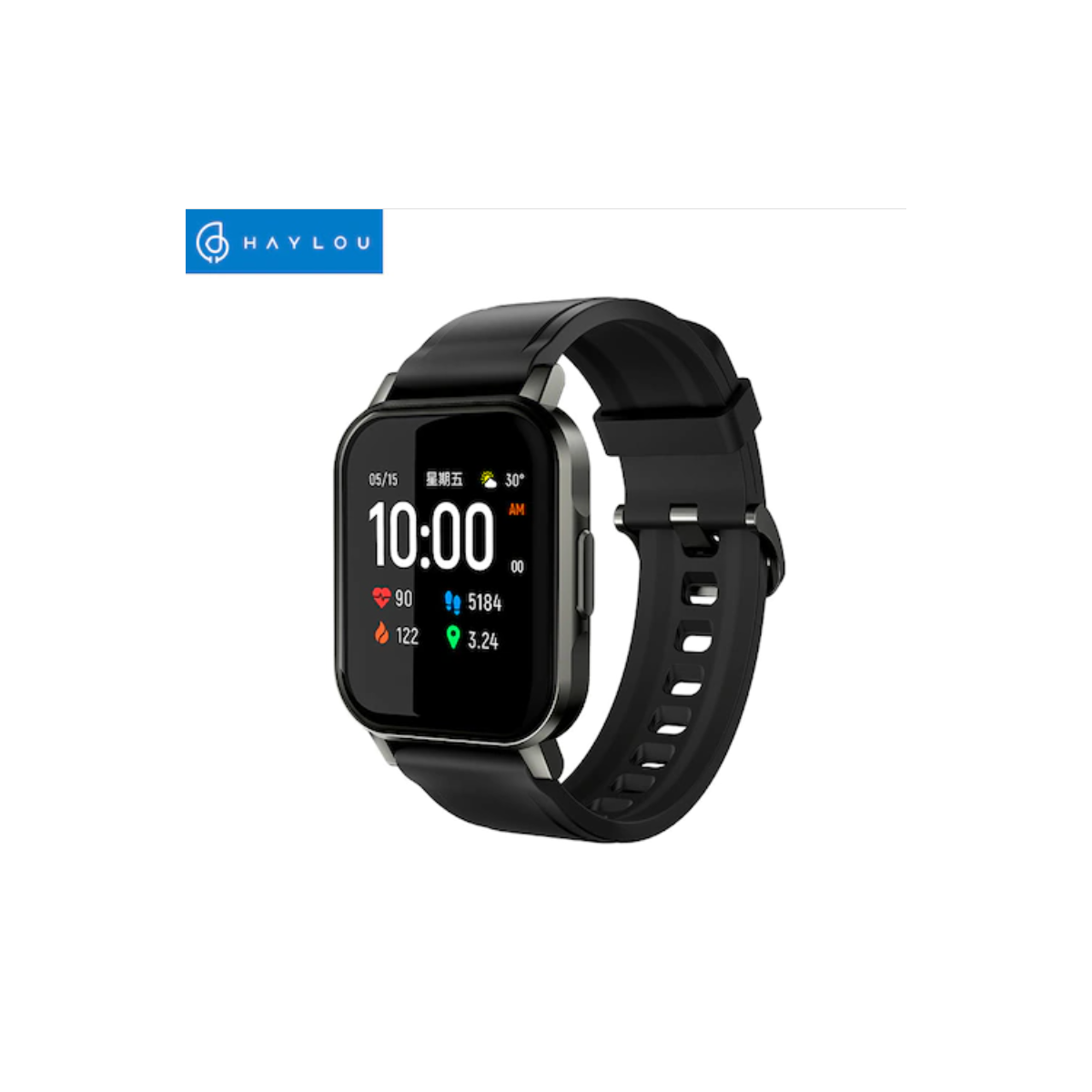 Haylou Smartwatch 2 in Schwarz