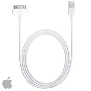 Original Apple MA591ZM/C USB-Datenkabel für iPhone 4/4S weiss