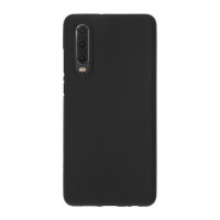 Schwarze Schutzhülle aus Silikon für Huawei P20