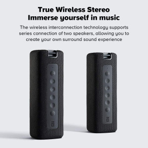 Xiaomi Mi Portable Speaker in Schwarz Bluetooth Lautsprecher