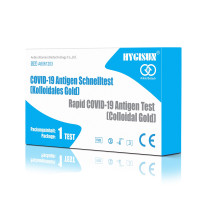 HYGISUN Anbio Biotech Covid-19 Antigen Schnelltest (Kolloidales Gold) Laientest (Spucktest) für Eigenanwendung