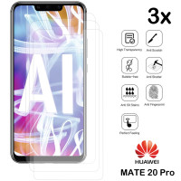 3x Schutzglas  für Huawei Mate 20 Pro