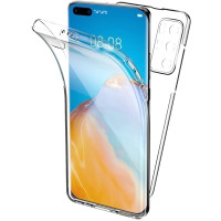 Ultra Dünne Front + Back TPU Hülle für Huawei P40 ProTransparent Klar