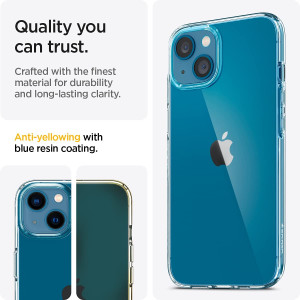 Ultra Dünne Front + Back TPU Hülle für iPhone 13 Transparent Klar