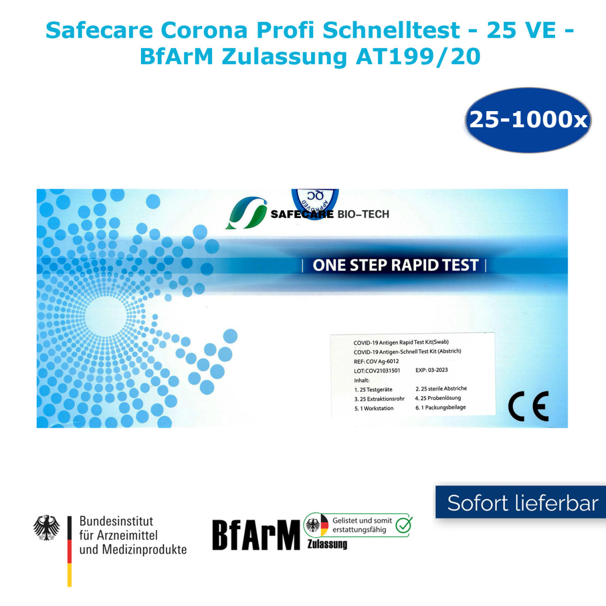 Safecare Covid-19 Antigen Rapid Test Kit