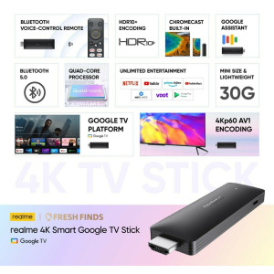 Realme 4K Smart Google TV Stick