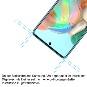 3x Panzerglas für Samsung Galaxy A50s