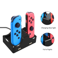 Ladestation Dockingstation Ladegerät für Nintendo Switch Joy-Con Controller