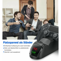 Ladegerät Dockingstation für Dualsense Dock Für PS4 Ladestation Für DualShock 4/Playstation 4/PS4/ Pro /PS4 Slim-Controller