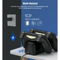 Ladegerät Dockingstation für Dualsense Dock Für PS4 Ladestation Für DualShock 4/Playstation 4/PS4/ Pro /PS4 Slim-Controller