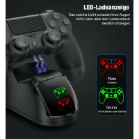 Ladegerät Dockingstation für Dualsense Dock Für PS4 Ladestation Für DualShock 4/Playstation 4/PS4/ Pro /PS4 Slim-Controller