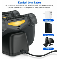 Ladegerät Dockingstation für Dualsense Dock Für PS4 Ladestation Für DualShock 4/Playstation 4/PS4/ Pro /PS4 Slim-Controller