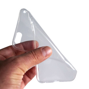 Schutzhülle aus Silikon für iPhone 6 Plus / 6S Plus  Transparent Lila