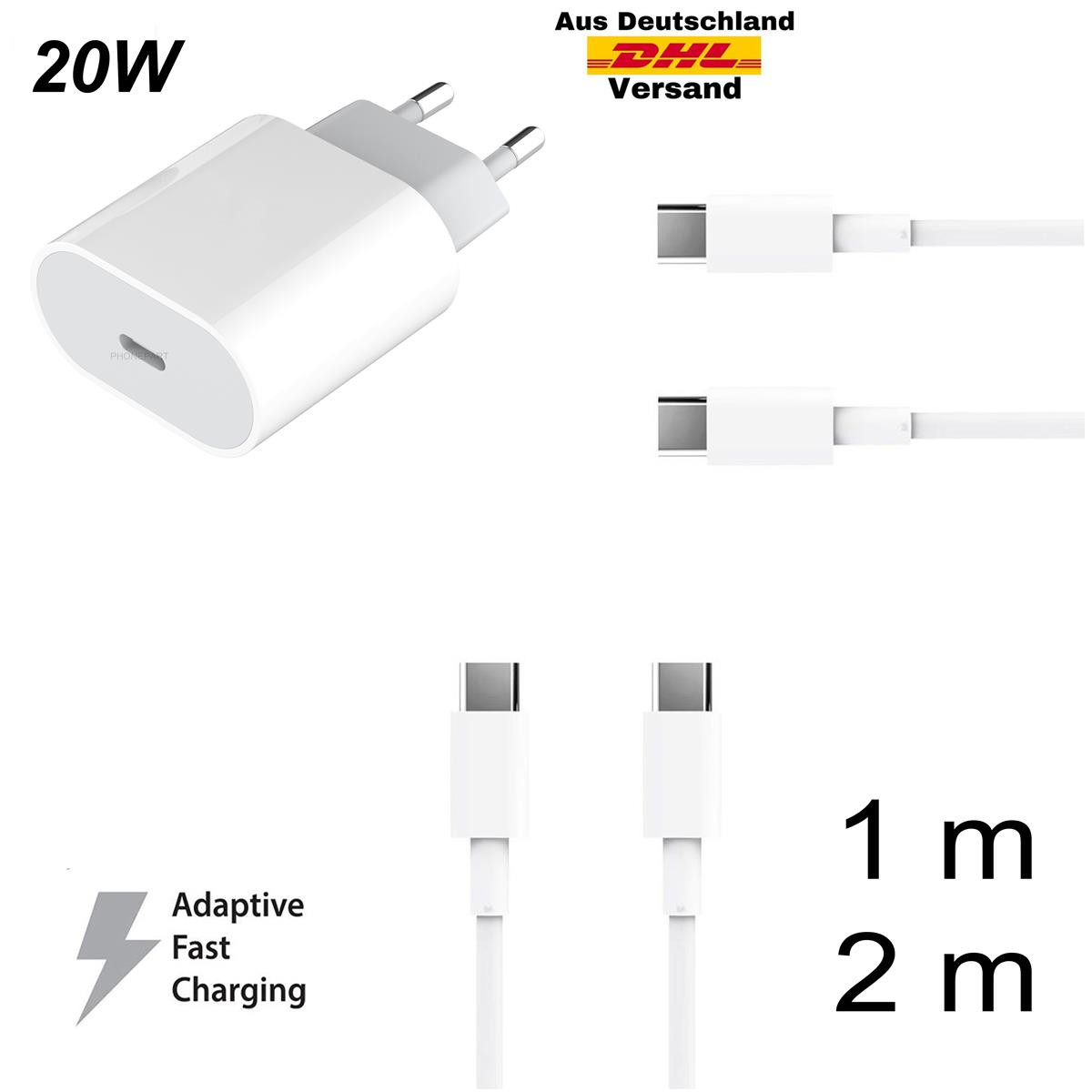 Original Apple 20W Ladegerät für iPhone iPad USB-C