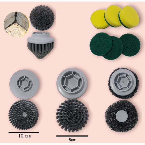 Fr Original Synoshi Ersatzbrsten Ersatzaufstze Kegelbrste Rundbrste Schwamm SET