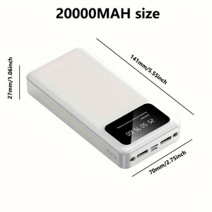 20.000 mAh Hochleistungs-Powerbank