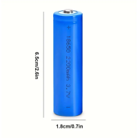 Wiederaufladbarer 18650 Akku 2200mAh 3,7V Lithium-Ionen