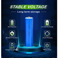 Wiederaufladbarer 18650 Akku 2200mAh 3,7V Lithium-Ionen