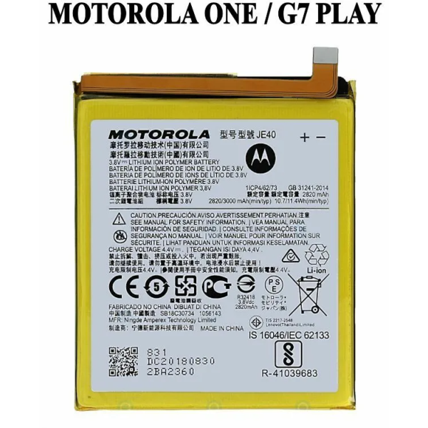 Original Akku für Motorola Z3, G7 Play, One, G7 (JE40)