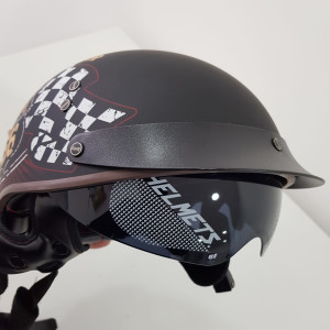 GTX Motorrad Halbhelm Brain-Cap  -Nr 8