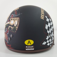 GTX Motorrad Halbhelm Brain-Cap  -Nr 8