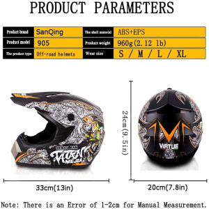 AM DH Motocross Helm - 15