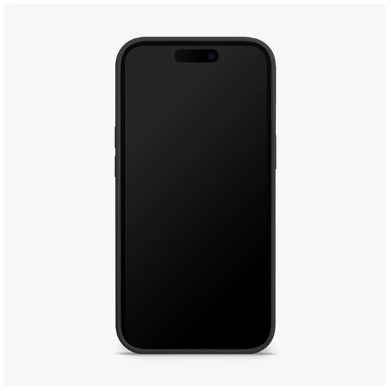 Schwarze Schutzhlle aus Silikon fr  iPhone 16 Pro