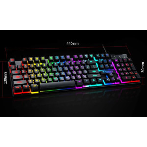 T20 Gaming-Computertastatur mit LED